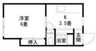 ハイム安井一番館の物件間取画像